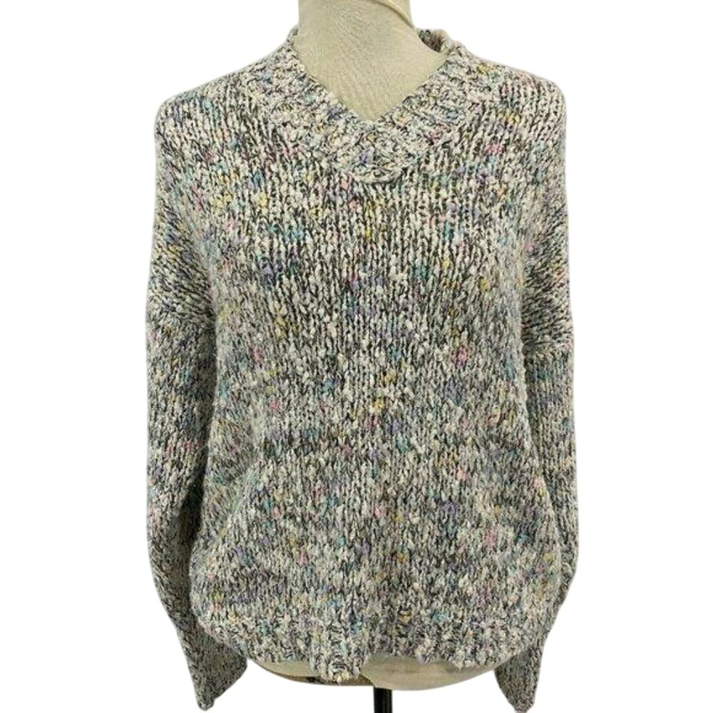 Vintage Cheryl Tiegs Pastel Confetti Pullover Womens Large